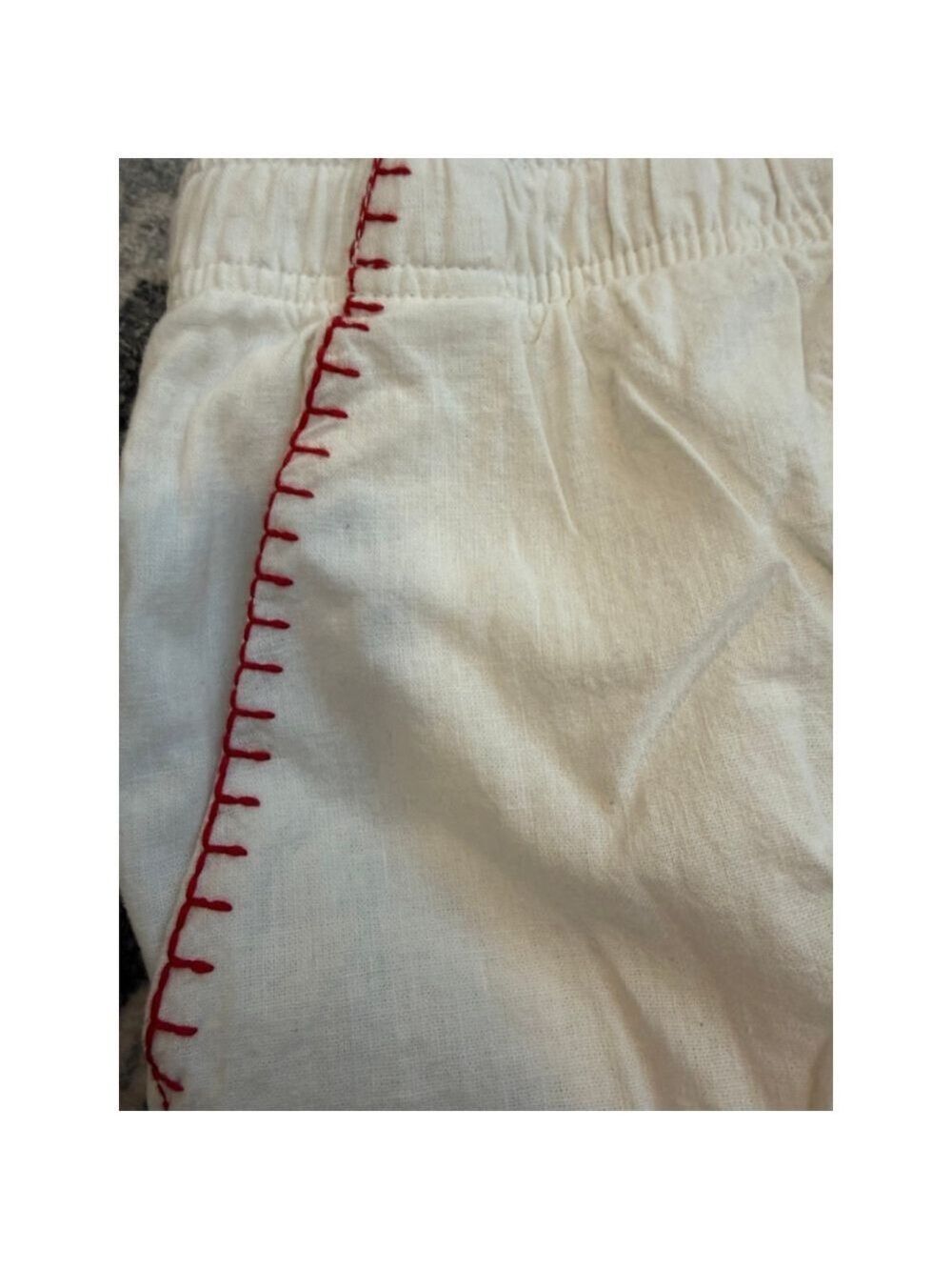 NWT Old Navy Men's Mickey Mouse Embroidered Shorts - Cream - Size L - Picture 7 of 12